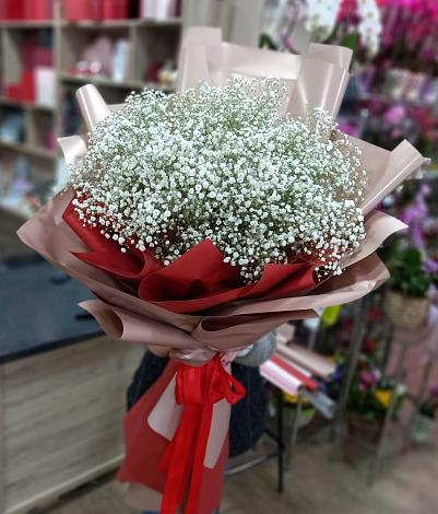 Букет цветов из: Гипсофила в Боровичах