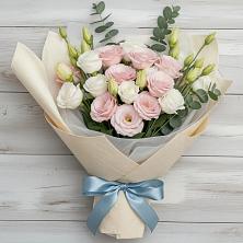 Букет шампанское в Боровичах Букет цветов из:  Лизиантусы в Боровичах