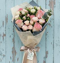Букет нежный и розовый в Боровичах Букет цветов из:  Розы в Боровичах