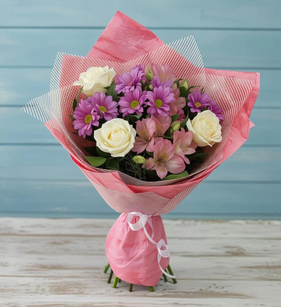 Букет цветов из: Герберы в Боровичах