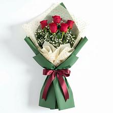 Букет рубиновое очарование в Боровичах Букет цветов из:  Розы в Боровичах