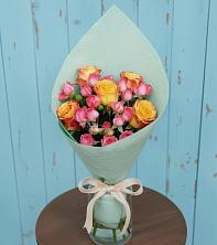 Букет Отличное настроение в Боровичах Букет цветов из:  Розы в Боровичах